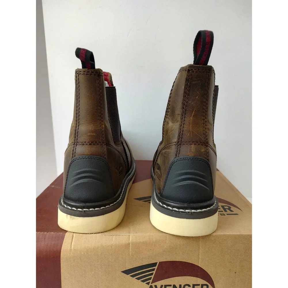 Avenger Works Boots NIB Mens A7510 Wedge‎ Romeo Soft toe 12 No Tags